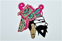 藏品(皮影戲偶頭--末偶頭)的圖片