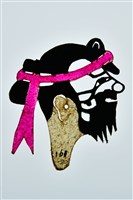 藏品(皮影戲偶頭--末偶頭)的圖片