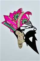 藏品(皮影戲偶頭--末偶頭)的圖片