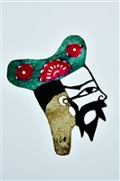 藏品(皮影戲偶頭--末偶頭)的圖片