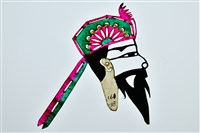 藏品(皮影戲偶頭--末偶頭)的圖片