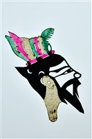 藏品(皮影戲偶頭--末偶頭)的圖片