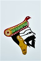 藏品(皮影戲偶頭--末偶頭)的圖片