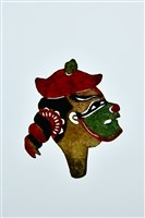 藏品(皮影戲偶頭--淨偶頭)的圖片