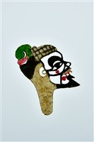 藏品(皮影戲偶頭--丑偶頭)的圖片