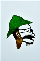 藏品(皮影戲偶頭--丑偶頭)的圖片