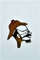 藏品(皮影戲偶頭--丑偶頭)的圖片