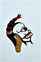 藏品(皮影戲偶頭--丑偶頭)的圖片