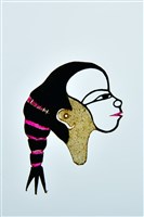 藏品(皮影戲偶頭--生偶頭)的圖片