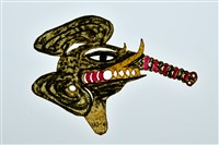 藏品(皮影戲偶頭--怪偶頭)的圖片