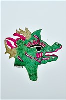 藏品(皮影戲偶頭--怪偶頭)的圖片