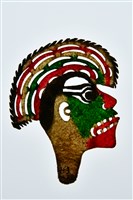 藏品(皮影戲偶頭--怪偶頭)的圖片