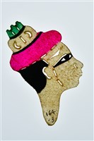 藏品(皮影戲偶頭--仙童偶頭)的圖片