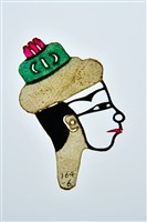 藏品(皮影戲偶頭--仙童偶頭)的圖片