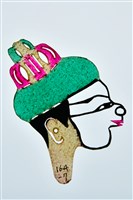 藏品(皮影戲偶頭--仙童偶頭)的圖片