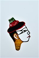 藏品(皮影戲偶頭--仙童偶頭)的圖片