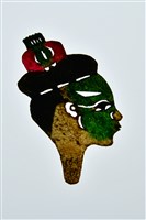 藏品(皮影戲偶頭--仙童偶頭)的圖片