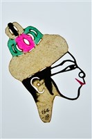 藏品(皮影戲偶頭--仙童偶頭)的圖片