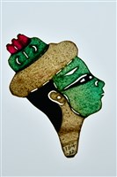 藏品(皮影戲偶頭--仙童偶頭)的圖片