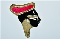 藏品(皮影戲偶頭--淨偶頭)的圖片