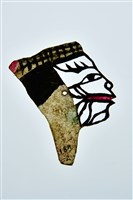 藏品(皮影戲偶頭--無巾頭)的圖片