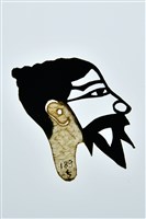 藏品(皮影戲偶頭--無巾頭)的圖片