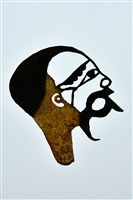 藏品(皮影戲偶頭--無巾頭)的圖片