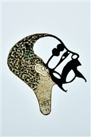 藏品(皮影戲偶頭--無巾頭)的圖片