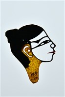 藏品(皮影戲偶頭--無巾頭)的圖片