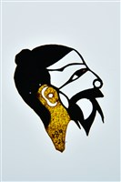 藏品(皮影戲偶頭--無巾頭)的圖片