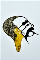 藏品(皮影戲偶頭--無巾頭)的圖片