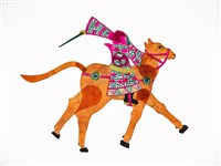 藏品(皮影戲動物偶--文馬)的圖片