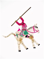 藏品(皮影戲坐騎偶--帥馬)的圖片