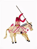 藏品(皮影戲坐騎偶--帥馬)的圖片