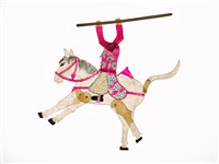 藏品(皮影戲坐騎偶--帥馬)的圖片