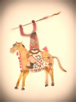 藏品(皮影戲坐騎偶--帥馬)的圖片