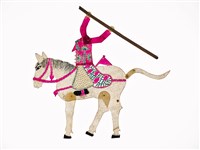 藏品(皮影戲坐騎偶--帥馬)的圖片