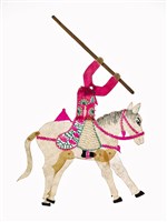 藏品(皮影戲坐騎偶--帥馬)的圖片