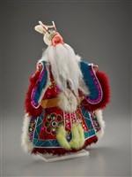 藏品(布袋戲偶-掛髻桃面春公)的圖片