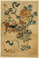 藏品(緙絲花卉冊頁(牡丹))的圖片