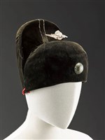 藏品(竹馬陣圓頂烏帽(狗)-帽)的圖片