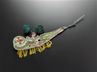 藏品(竹馬陣方頂烏帽(牛)-帽翅左)的圖片