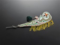 藏品(竹馬陣方頂烏帽(牛)-帽翅右)的圖片