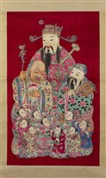 藏品(緙畫福祿壽三仙圖)的圖片