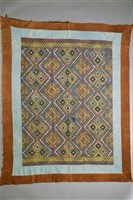 藏品(大菱格紋織錦被面)的圖片