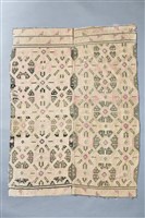 藏品(卐字幾何八邊紋織錦被面)的圖片