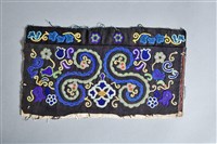 藏品(黑地蠶龍紋衣袖繡片)的圖片