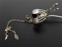 藏品(銀泡頭面-鳳鳥步搖)的圖片