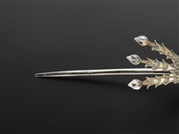 藏品(銀泡頭面-鳳鳥步搖(墬子))的圖片