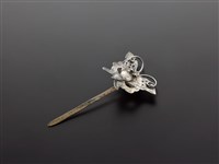 藏品(銀泡頭面-蝶紋小丁)的圖片